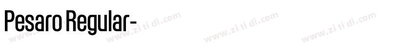 Pesaro Regular字体转换 Pesaro Regular字体转换